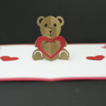 Teddy Bear Pop Up Card Template With Regard To Pop Up Wedding Card Template Free
