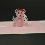 Teddy Bear Pop Up Card: Tutorial And Template – Creative Pop In Teddy Bear Pop Up Card Template Free