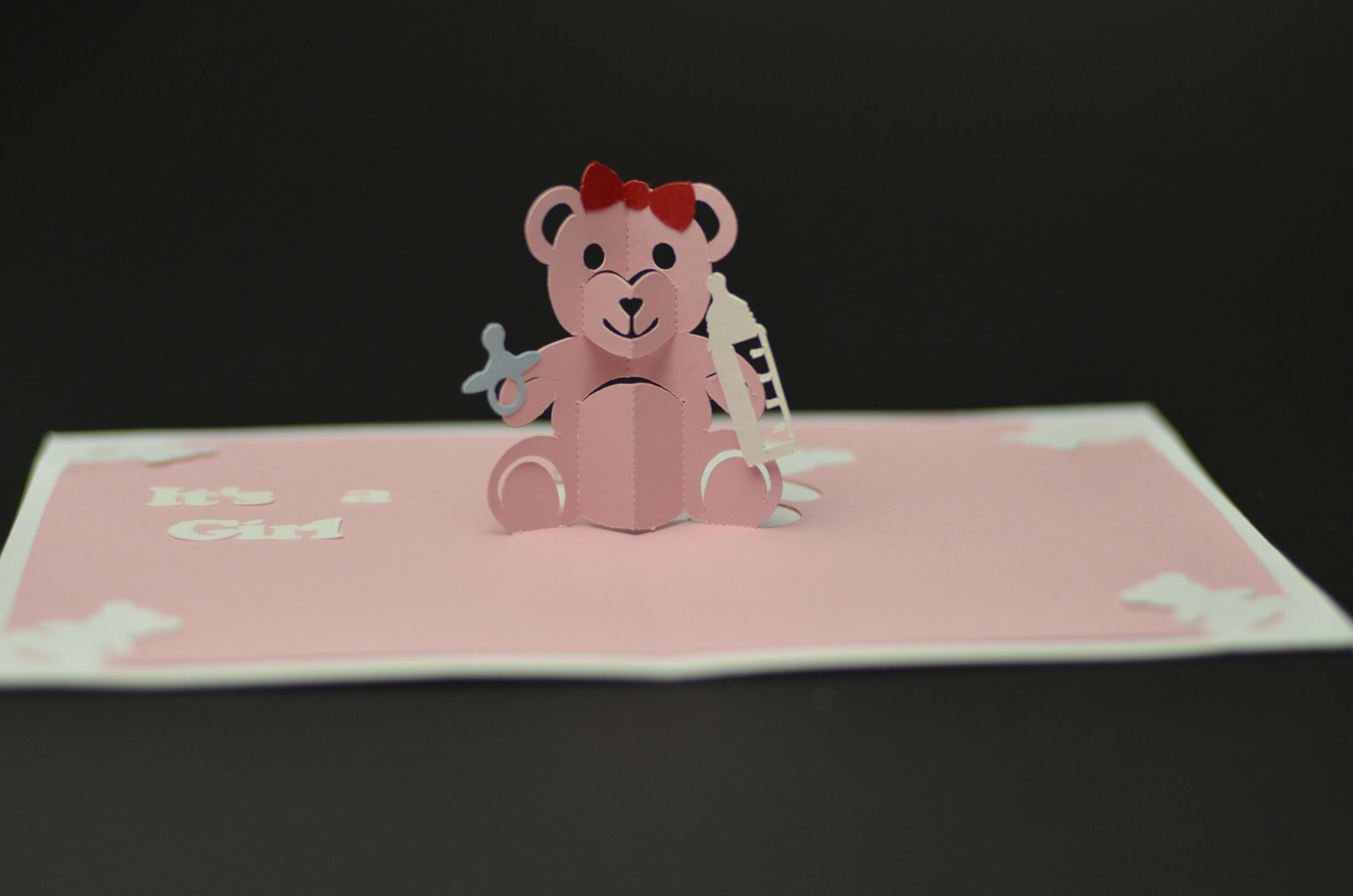 Teddy Bear Pop Up Card: Tutorial And Template – Creative Pop In Teddy Bear Pop Up Card Template Free