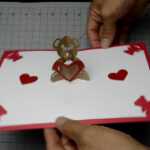 Teddy Bear Pop Up Card: Tutorial Intended For Teddy Bear Pop Up Card Template Free