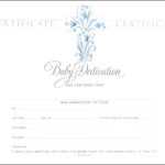 Template: Baptismal Certificate Template Baptism  | Baby Inside Baby Christening Certificate Template