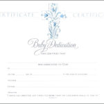 Template: Baptismal Certificate Template Baptism  | Baby Pertaining To Baby Dedication Certificate Template