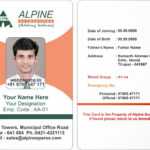 Template Galleries: Employee Id Card Templates – 2014085C In Work Id Card Template