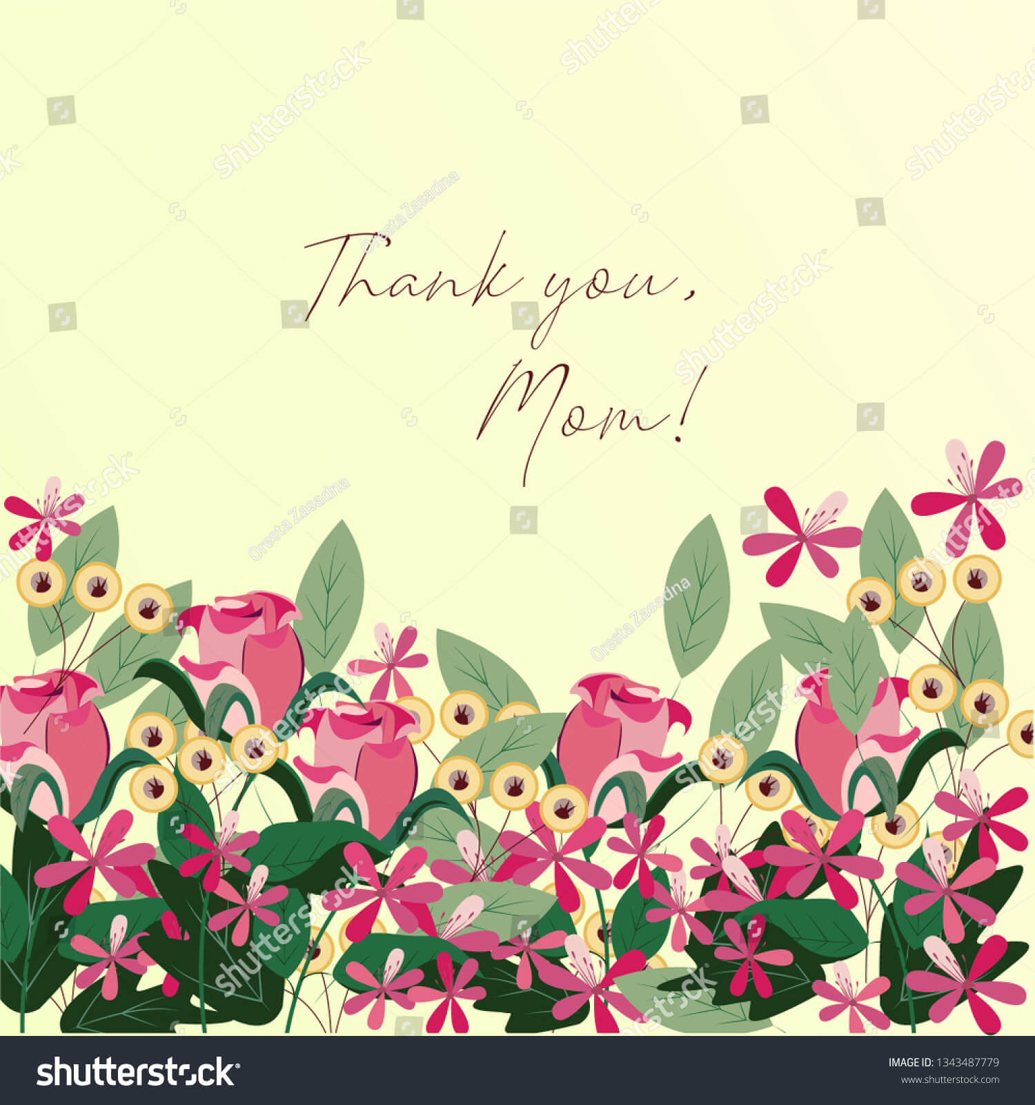 Template Greeting Card Greetings Mom Mothers Stock Vector With Regard To Mom Birthday Card Template