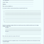 Template Html Form Elegant 1St 2Nd 3Rd 4Th 5Th Grade Book With 1St Grade Book Report Template