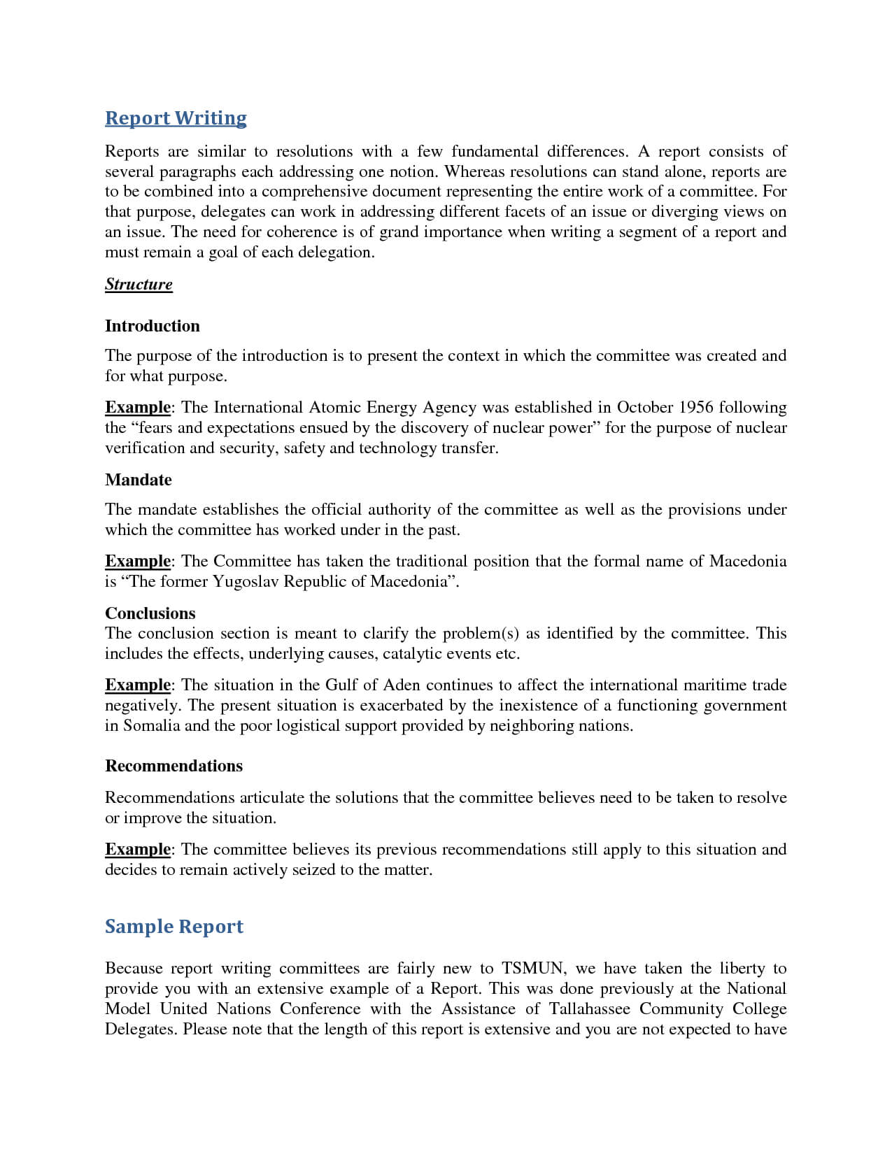 Template Of A Report Writing, College Paper Sample – Tete De Within Template On How To Write A Report