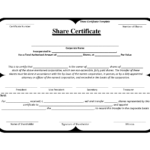 Template Share Certificate Rbscqi9V | Share Certificate Within Template For Share Certificate