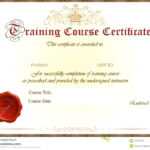 Template: Training Certificate Template Fire Extinguisher With Fire Extinguisher Certificate Template