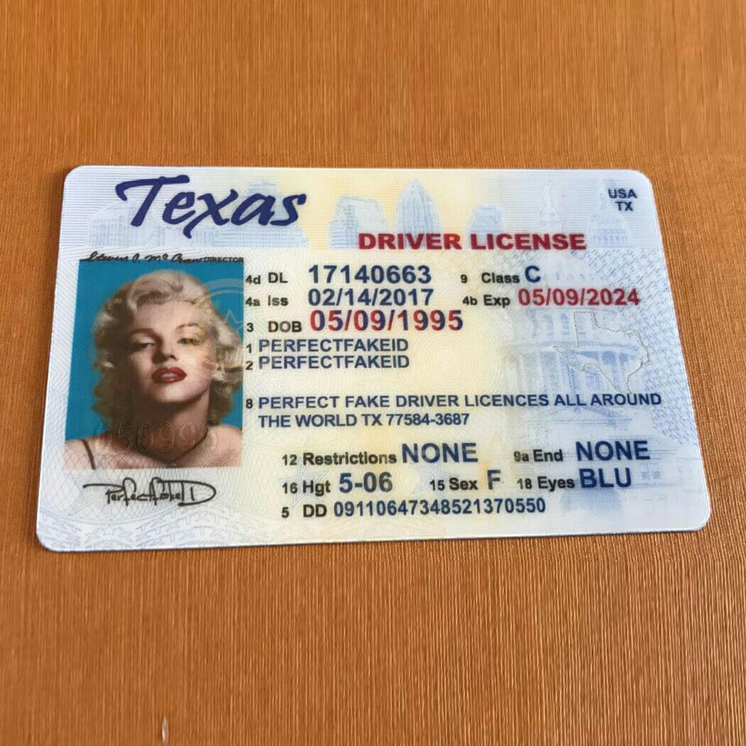 Texas, Tx, Best, Quality, Dl, Id, Driver's License, Novelty Within Texas Id Card Template