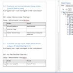 Tfs Test Management In Word | Teamsolutions In User Story Template Word