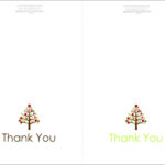 Thank You Cards Printable | Printable | Thank You Card In Christmas Thank You Card Templates Free