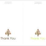 Thank You Cards Printable | Printable | Thank You Card In Christmas Thank You Card Templates Free