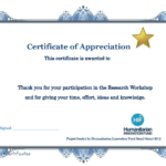 Thank You Certificate Template | Diy Projects To Try Intended For Crossing The Line Certificate Template