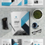 The Annual Report Template #brochure #template #indesign In Annual Report Template Word