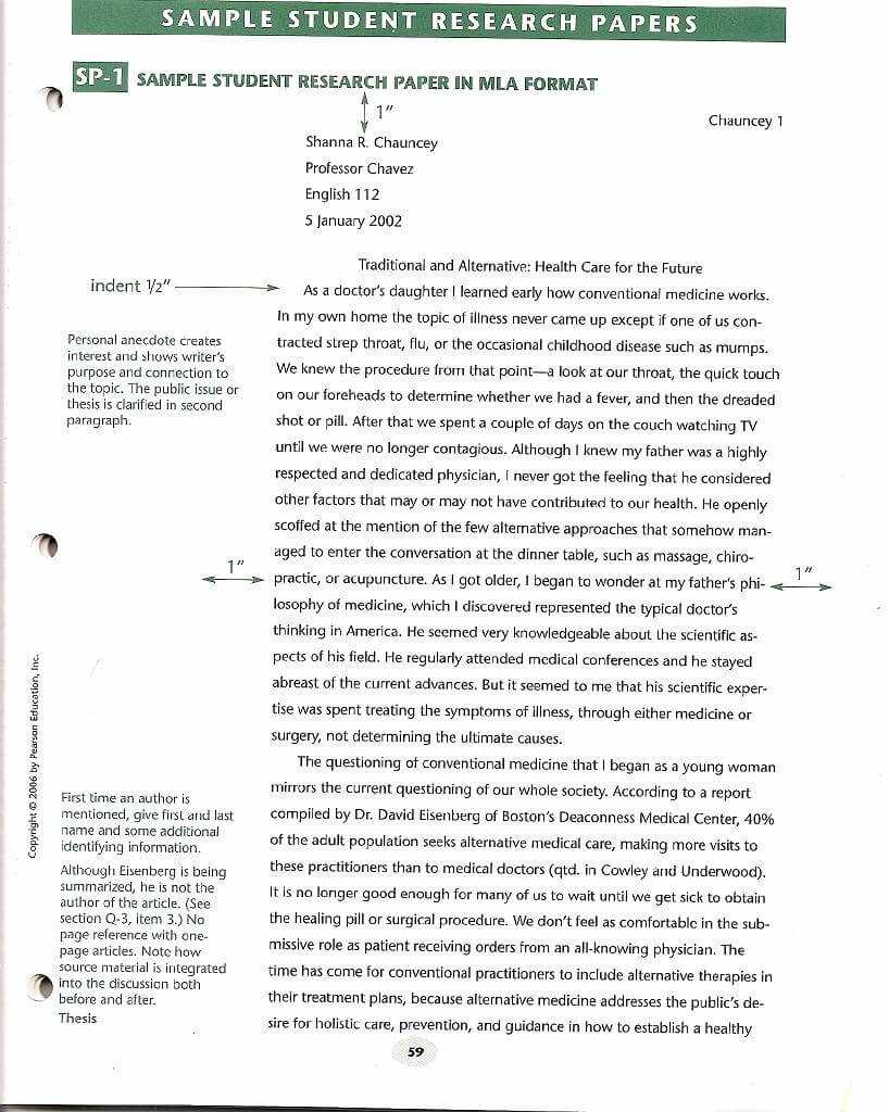 The Basics Of A Research Paper Format - College Research With Research Report Sample Template