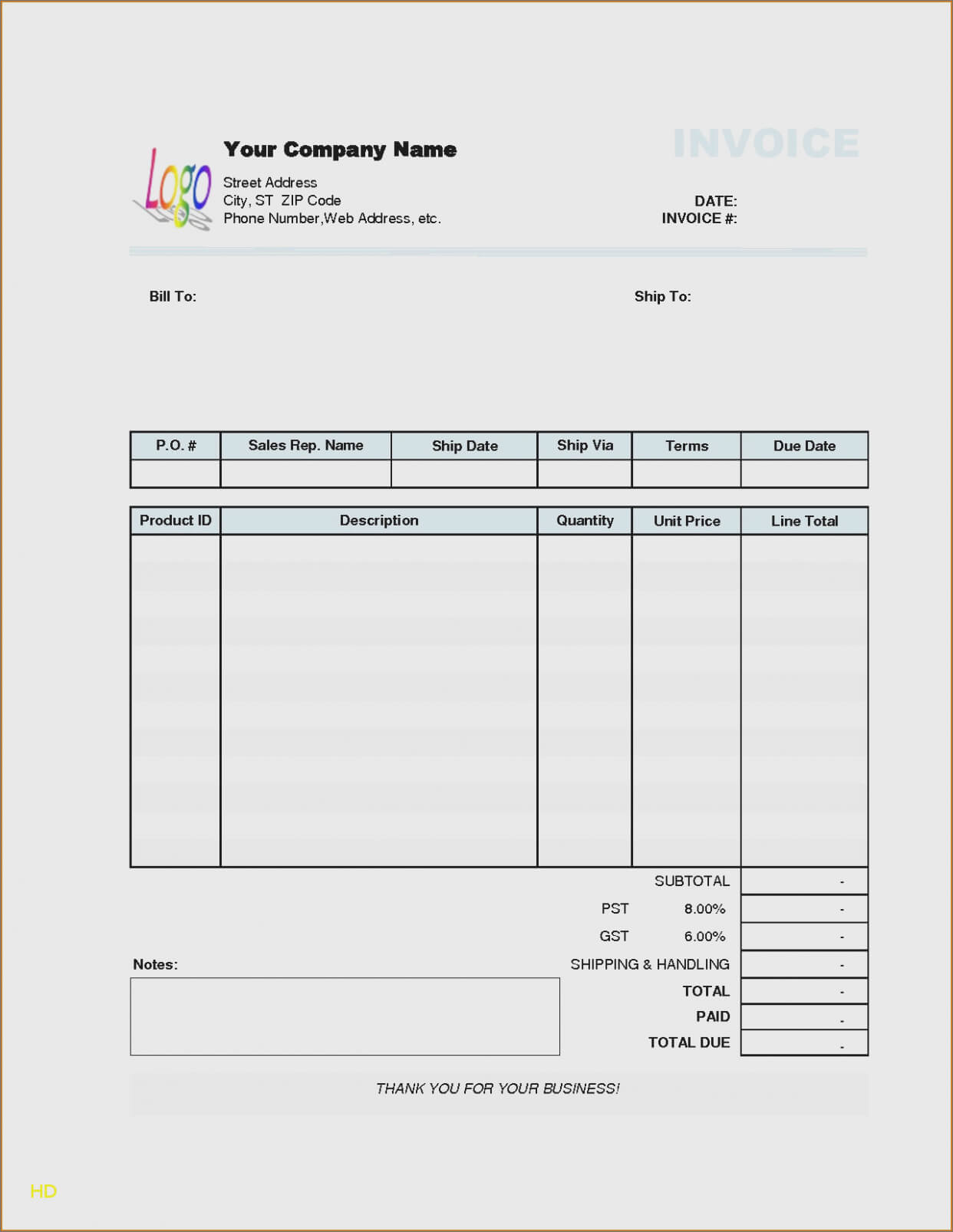 The Biggest Contribution | Realty Executives Mi : Invoice Inside Free Invoice Template Word Mac