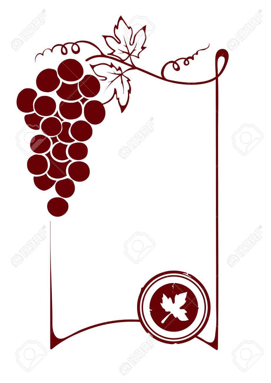 The Blank Wine Label With Blank Wine Label Template