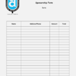 The Death Of Sponsorship | Realty Executives Mi : Invoice With Regard To Blank Sponsor Form Template Free
