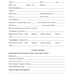 The Iep Form Filled In – Fill Online, Printable, Fillable Inside Blank Iep Template