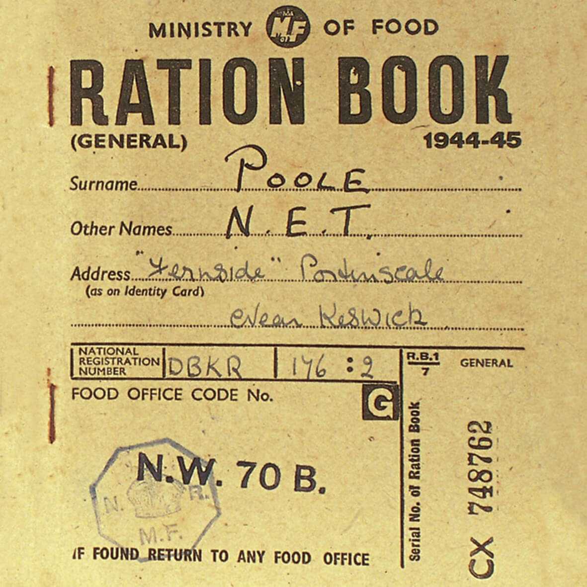 The Olde Curiosity Blog: #ww2 Rationing In The Second World Within World War 2 Identity Card Template