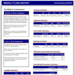 The Weekly Flash Report – Hudson Business Analytics With Regard To Liquidity Report Template