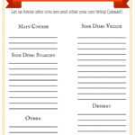 This Free Thanksgiving Potluck Signup Sheet Makes Your Big Inside Potluck Signup Sheet Template Word