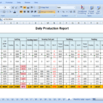 Tips To Make Daily Production Report Quickly? Within Monthly Productivity Report Template