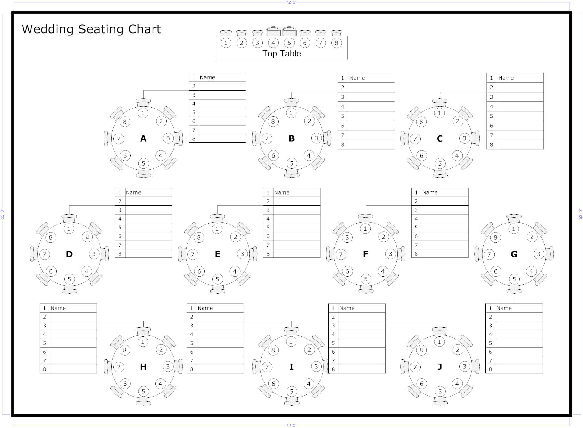 Tips To Seat Your Wedding Guests | Organized | Seating Chart Throughout Wedding Seating Chart Template Word