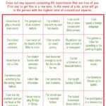 Today's Game Is "life Experiences Bingo." This Makes A Great For Ice Breaker Bingo Card Template