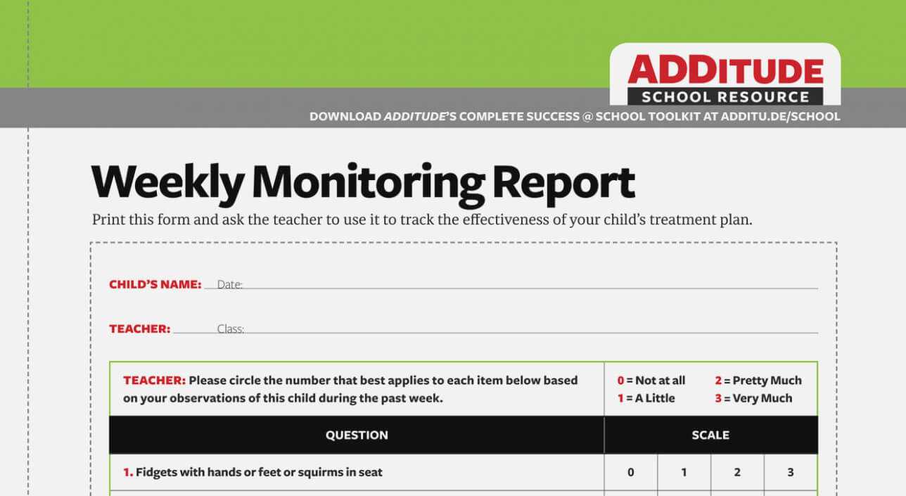 Top Five Fantastic Experience | The Invoice And Form Template Within Daily Report Card Template For Adhd