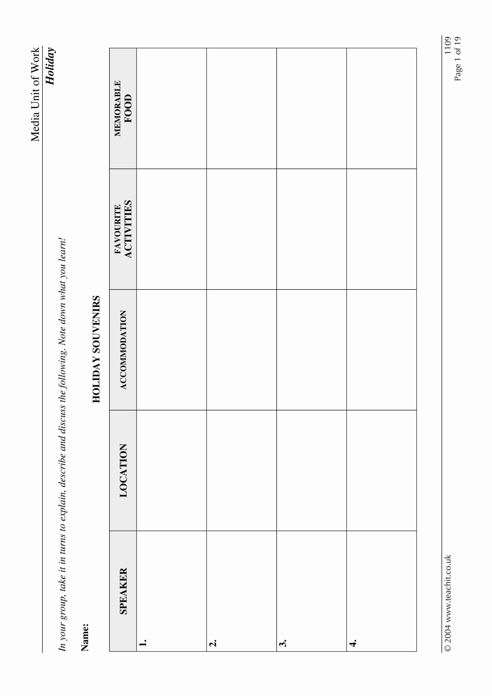 Tourist Brochure Template Ks2 | Tourismstyle.co Intended For Travel Brochure Template Ks2