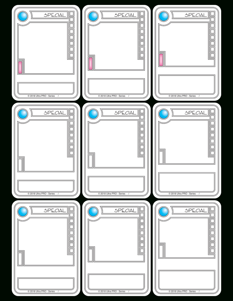 Trading Card Game Template inside Superhero Trading Card Template