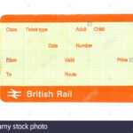 Train Ticket Blank Stock Photos & Train Ticket Blank Stock With Blank Train Ticket Template