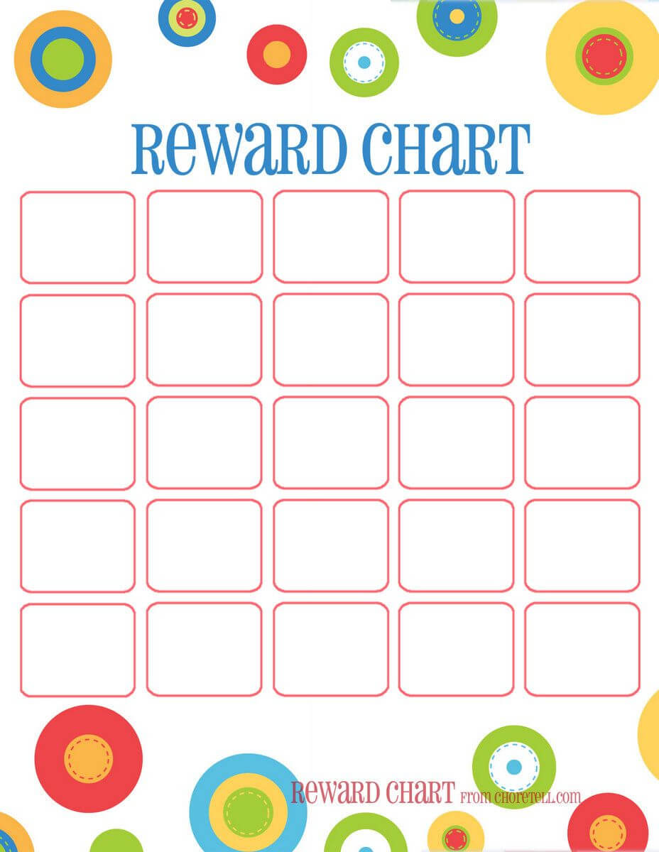 Training Chart & Reward Chart All Four Of These Portrait Pertaining To Blank Reward Chart Template