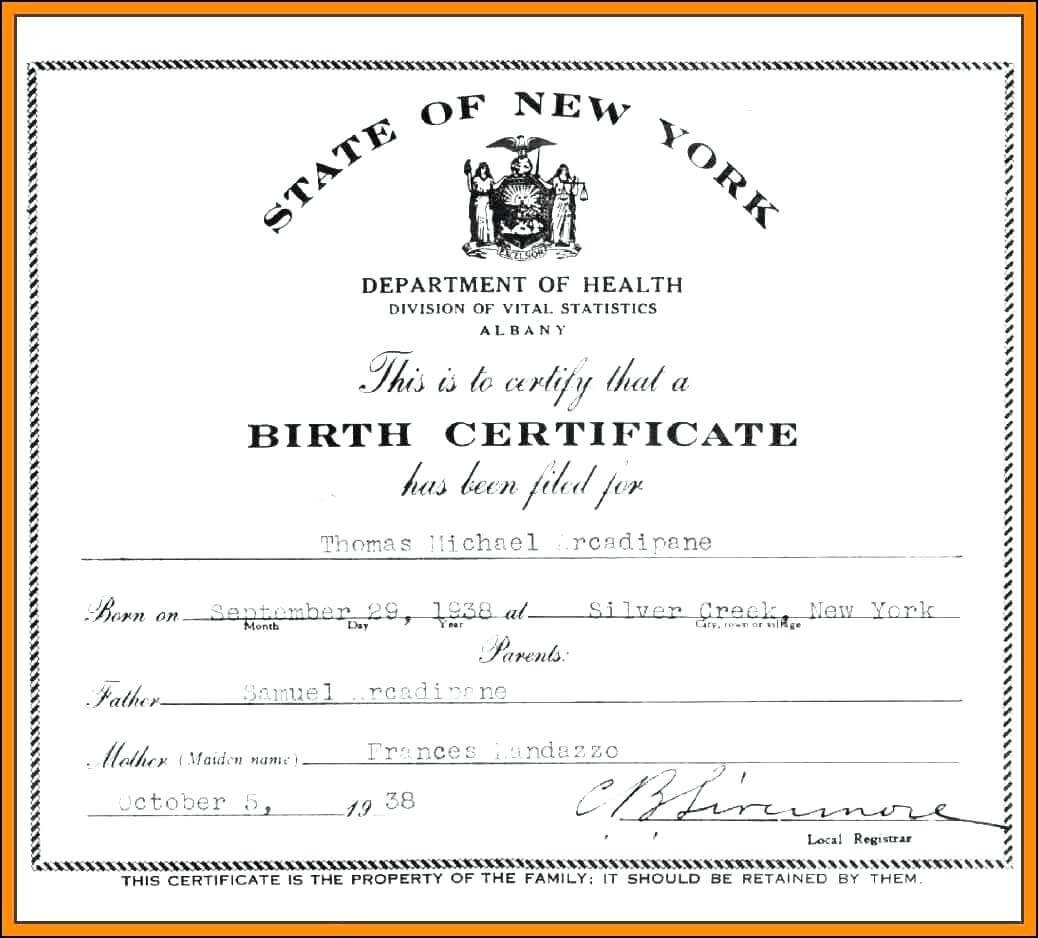 Translation Of Birth Certificate Template – Verypage.co With Regard To Novelty Birth Certificate Template