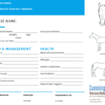 Travel Confidently | News At Cummings School Of Veterinary Throughout Horse Stall Card Template
