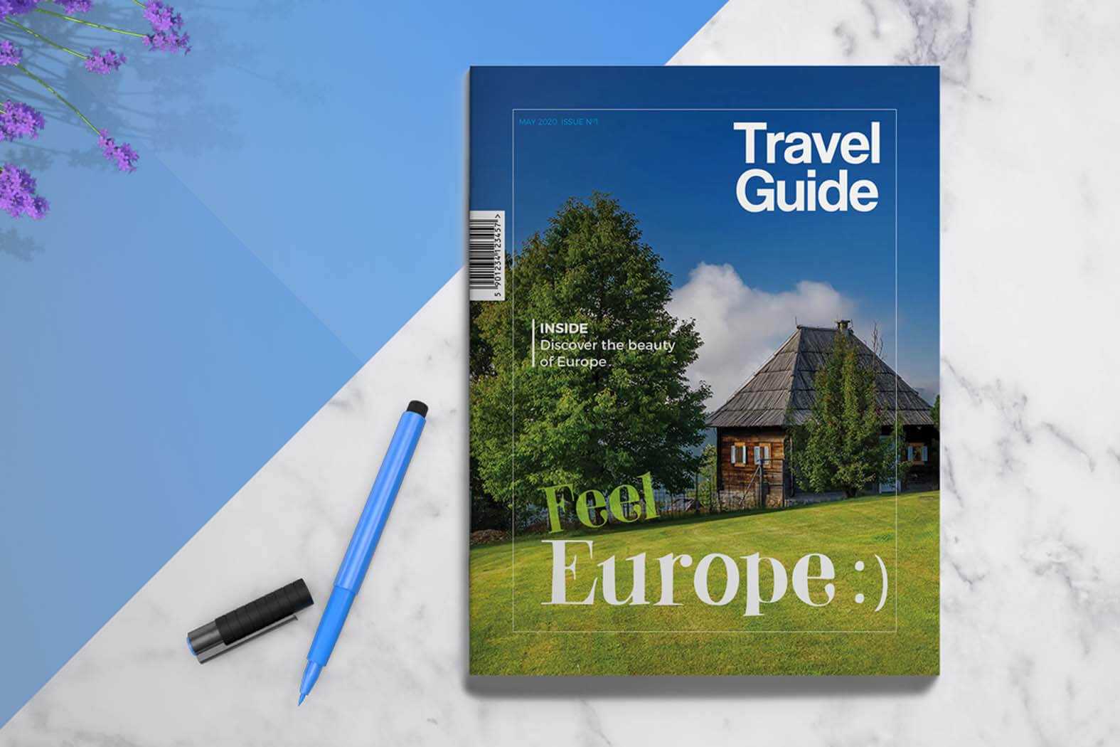 Travel Guide | Template 4 Print In Travel Guide Brochure Template