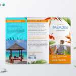 Travel Tri Fold Brochure Template With Word Travel Brochure Template