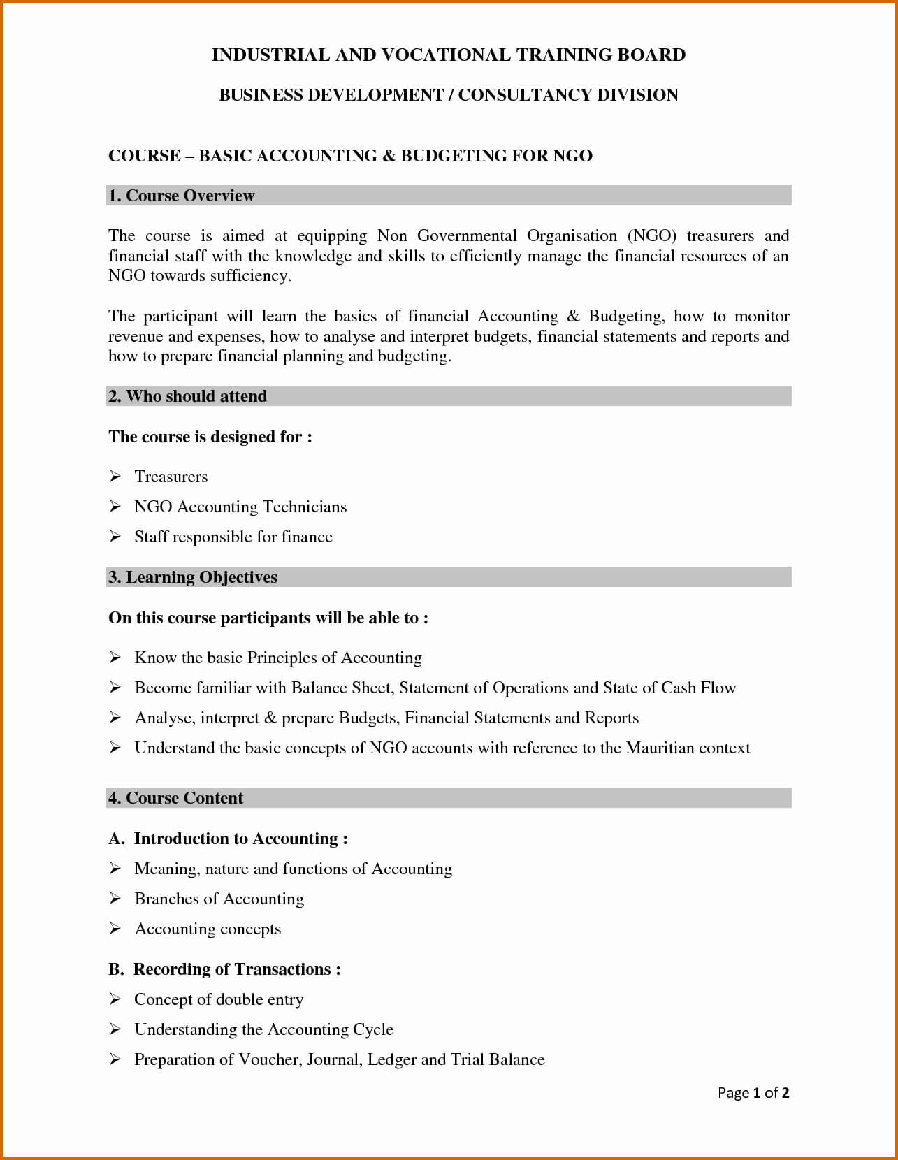 Treasurer Report Template Non Profit Unique Sample Ers Inside Treasurer Report Template Non Profit