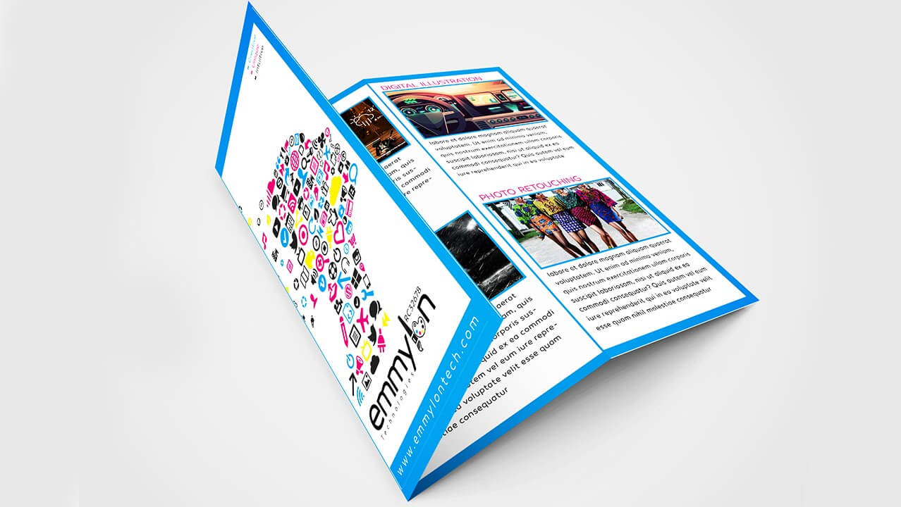 Tri Fold Brochure Design Layout | Adobe Illustrator (#speedart) Regarding Tri Fold Brochure Template Illustrator