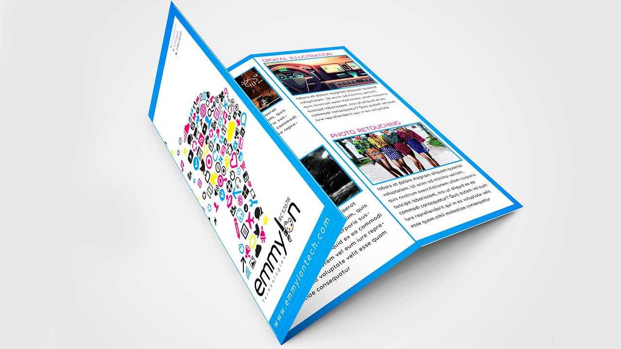 Tri Fold Brochure Design Layout | Adobe Illustrator (#speedart) Regarding Tri Fold Brochure Template Illustrator