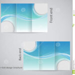 Tri Fold Brochure Design. Stock Vector. Illustration Of With Regard To Free Three Fold Brochure Template