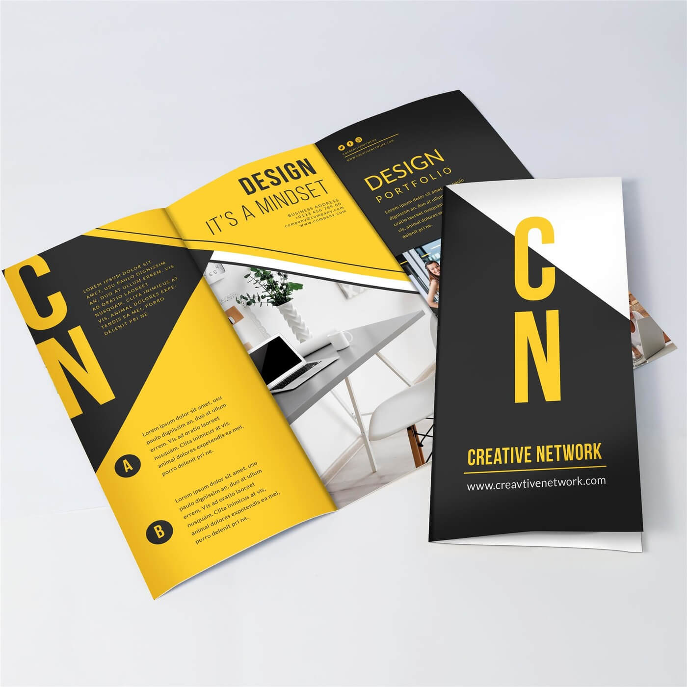 Tri Fold Brochure Printing | Uprinting In Pop Up Brochure Template
