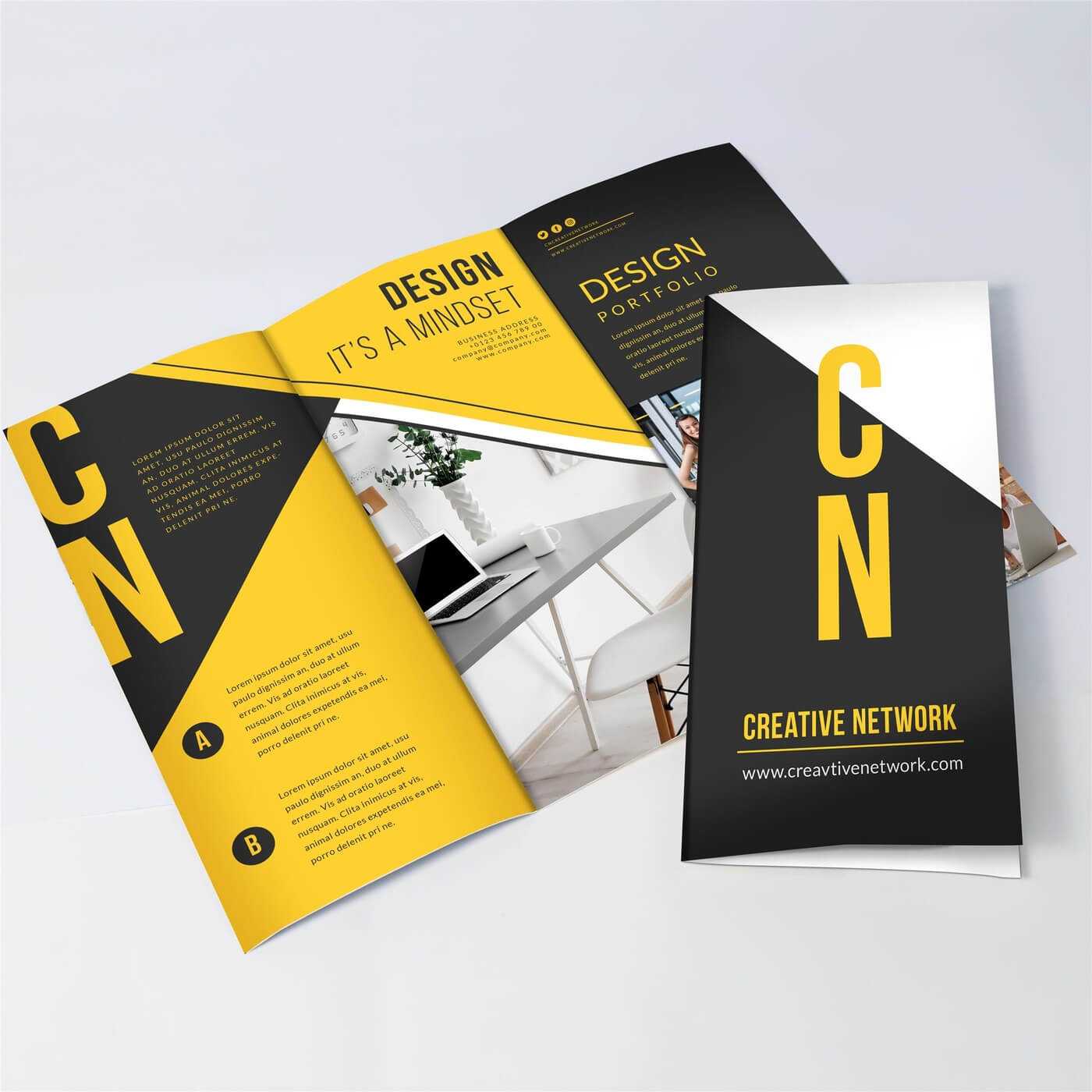 Tri Fold Brochure Printing | Uprinting In Pop Up Brochure Template