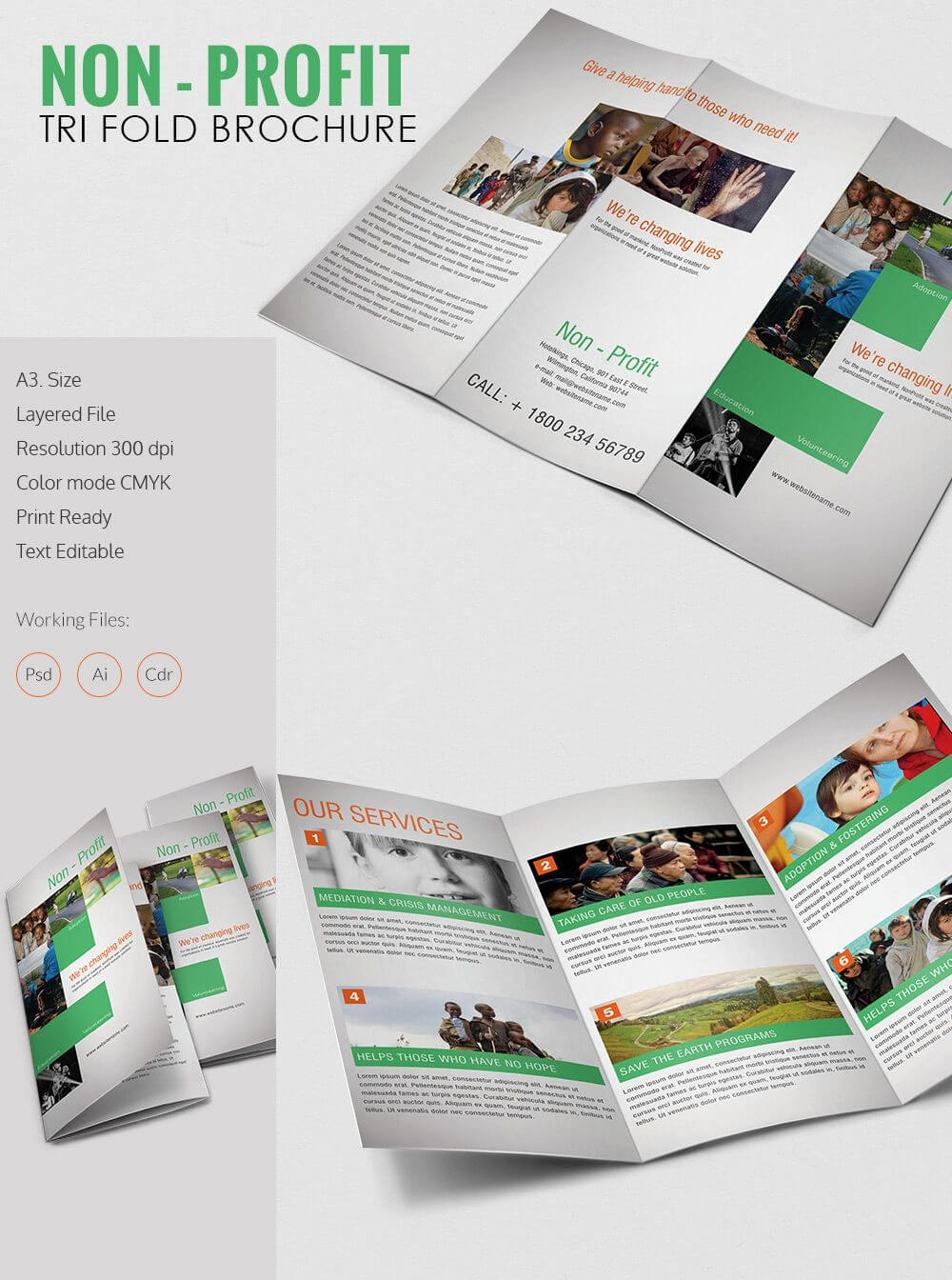Tri Fold Brochure Template – 43+ Free Word, Pdf, Psd, Eps For 3 Fold Brochure Template Free Download