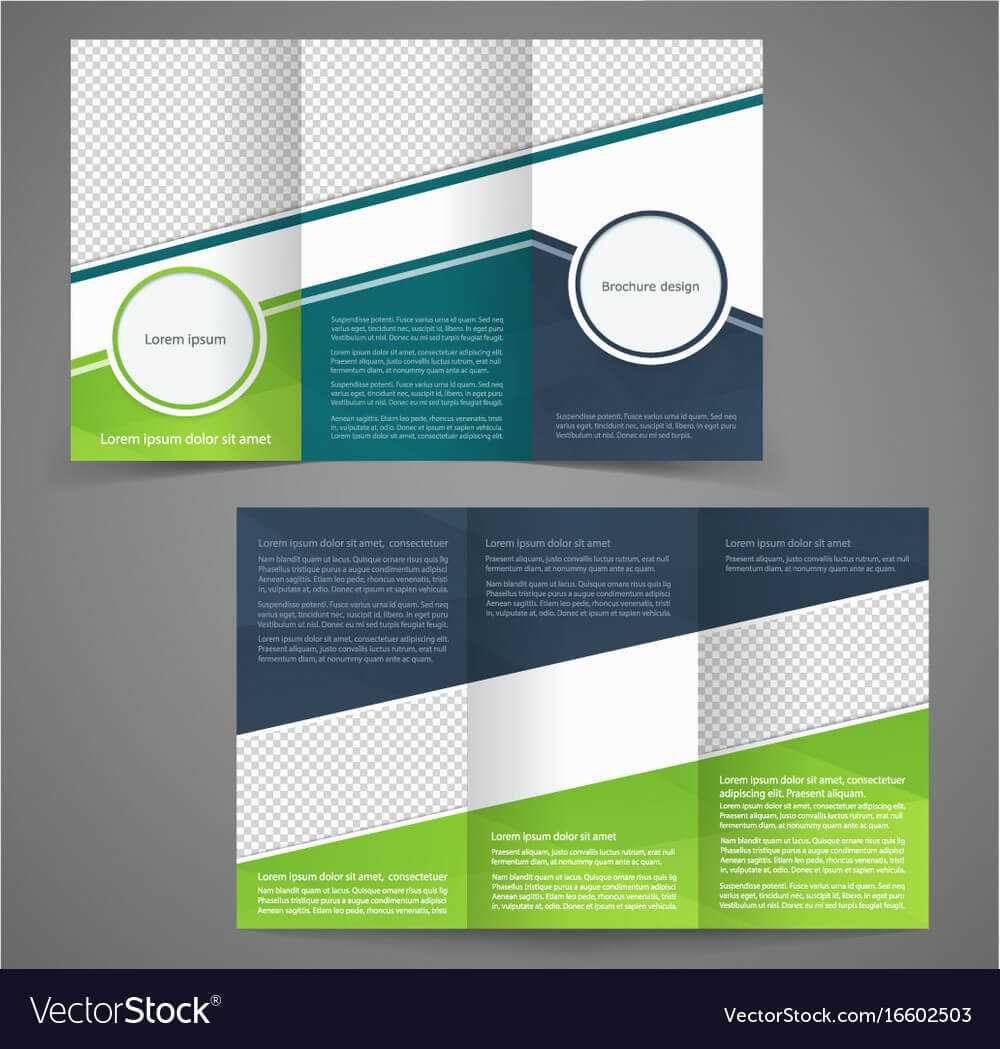 Tri-Fold Business Brochure Template Two-Sided in One Sided Brochure Template