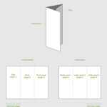 Trifold Brochure Panels Diagram | Indesign | Pamphlet Inside Adobe Indesign Tri Fold Brochure Template