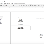 Tutorial: Making A Brochure Using Google Docs From A Throughout Brochure Template For Google Docs