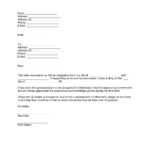 Two (2) Weeks' Notice Resignation Letter Template – With Inside Two Week Notice Template Word