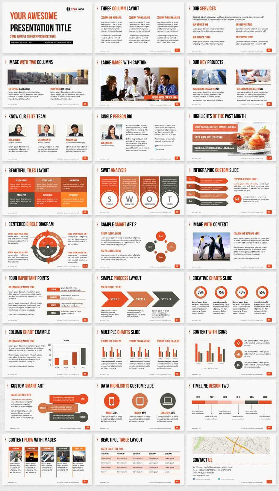 Ultimate Professional Business Powerpoint Template – 1650+ With Powerpoint 2013 Template Location